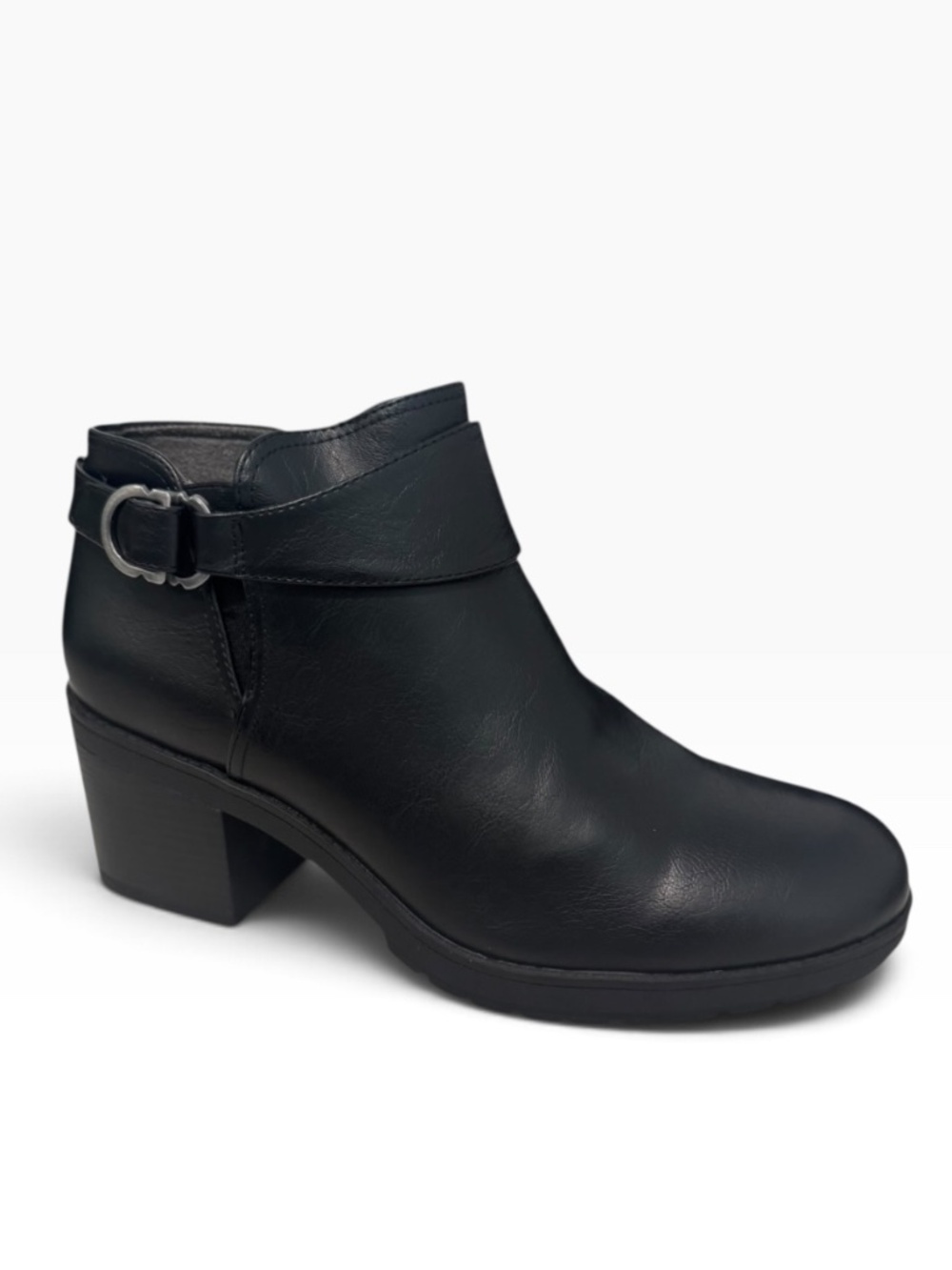 Dr. Scholl's Prue Women's Boots Black Faux Leather, Size 11 M - NWB